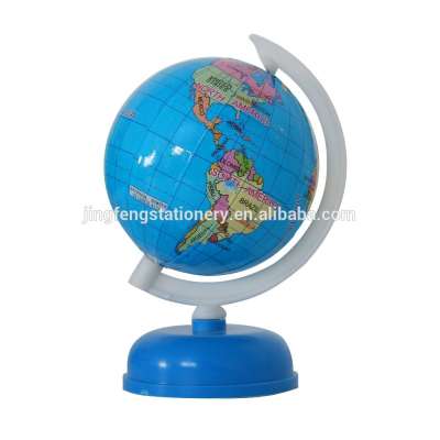 Best Seller Simple Design 4cm Blue Plastic and Paper Globe