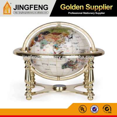 Desk Decorative Globe Natural Marble Globe Four feet Globe