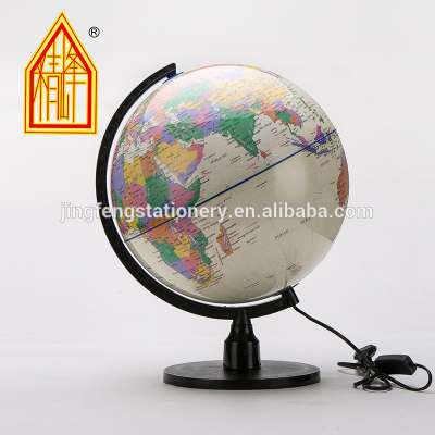 32cm PVC World Globe With Lighting Lamp Globe